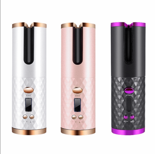 Rizador de pelo automático con pantalla LCD